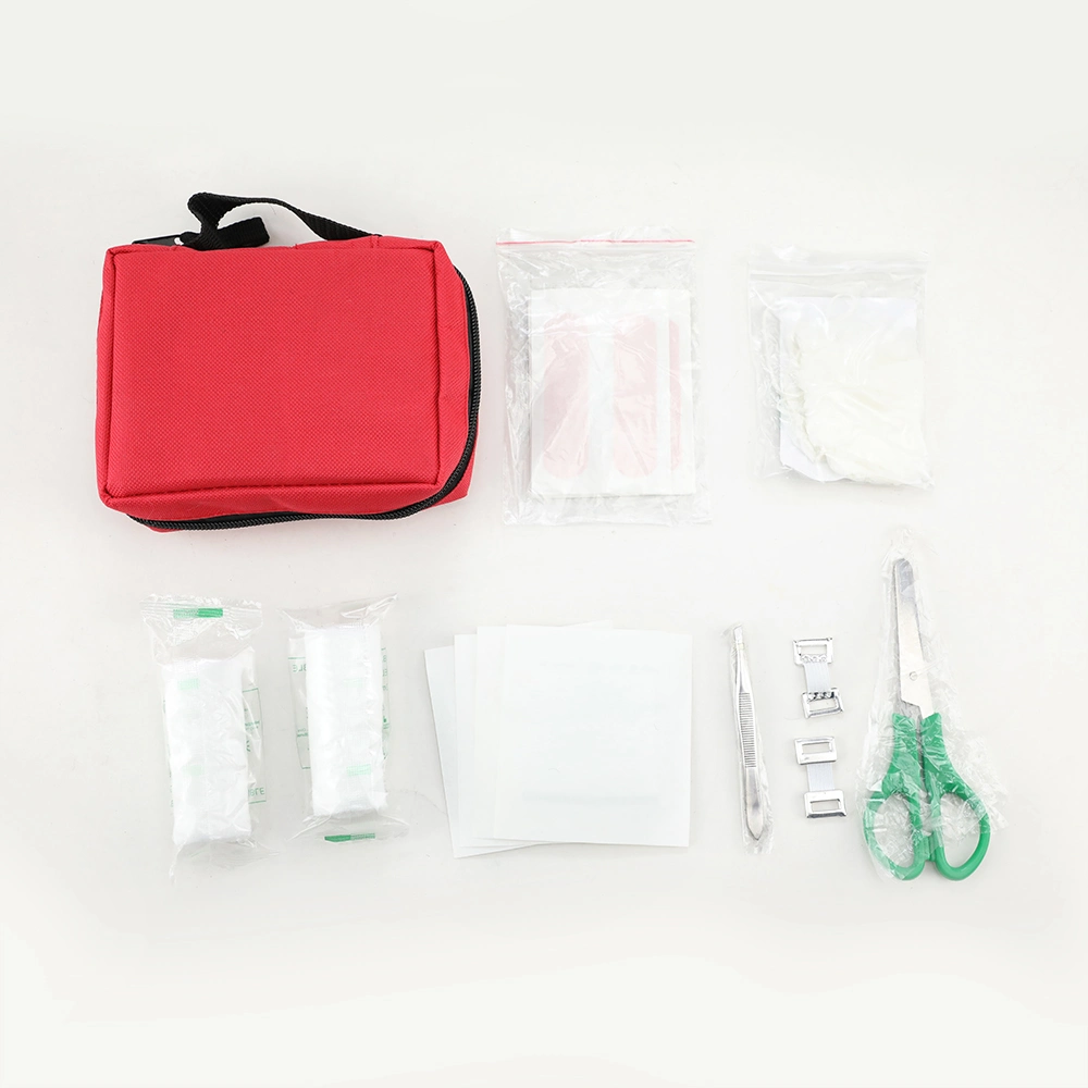 Emergency Kit First Aid Kit Small Red Bag for Home Travel